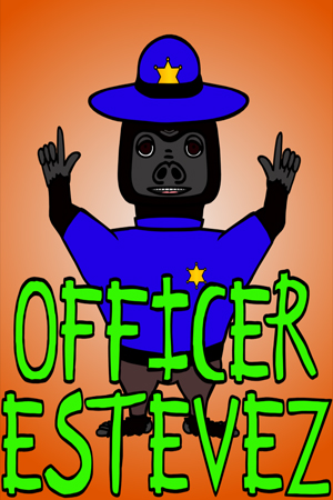 Officer Estevez from the animated cartoon series Pancake Paradise